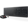 Lenovo 510 GX30N81775 Wireless Keyboard Mouse Combo, 2.4 GHz Nano USB Receiver, Full Size, Island Key Design, Left or Right Hand, 1200 DPI Optical Mouse, GX30N81775, Arabic Black