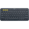 Logitech K380 Pebble Multi-Device Bluetooth Keyboard – Flow Cross-Computer Control, 3-Device Easy-Switch – Windows/Mac/Android/iOS/Chrome OS – Dark Grey