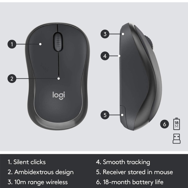 Logitech MK295 Wireless Keyboard and Mouse3