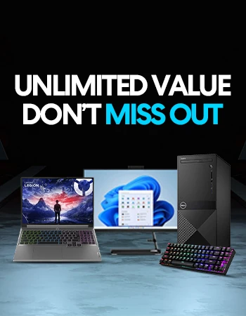 Gaming Laptop, AIO PC, Desktop & Keyboard Banner