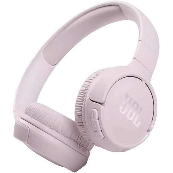JBL TUNE T510BT Wireless On-Ear Headphones – Bluetooth, Comfortable Design, 35 Hours Battery, Deep Bass Sound, Rose