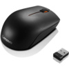 Lenovo 300 Wireless Mouse Black – Compact Portable Design, 2.4GHz Wireless, USB Receiver, GX30K79401, 32mm x 56mm x 98mm