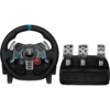 Logitech G29 Driving Force Racing Wheel and Floor Pedals – Dual-Motor Force Feedback, Stainless Steel Paddles, Leather Cover – PS5/PS4/PC/Mac Compatible – Black
