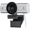 Logitech MX Brio 4K Webcam - Pale Grey Ultra HD Streaming & Collaboration Camera with 1080p/60fps, Dual Mics, Show Mode, USB-C, Privacy Shutter