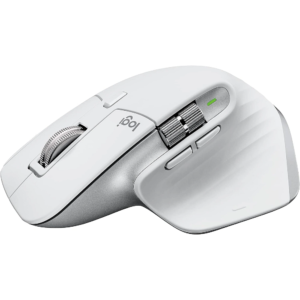 Logitech MX Master 3S Wireless Mouse for Mac – 8K DPI, MagSpeed Scroll, Darkfield Tracking, Quiet Clicks, Ergonomic, macOS Optimized – Pale Grey