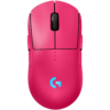 Logitech G PRO X SUPERLIGHT 2 LIGHTSPEED Wireless Gaming Mouse – 60g Ultra-Lightweight, LIGHTFORCE Hybrid Switches, HERO 2 Sensor, 32K DPI, Magenta – PC/Mac