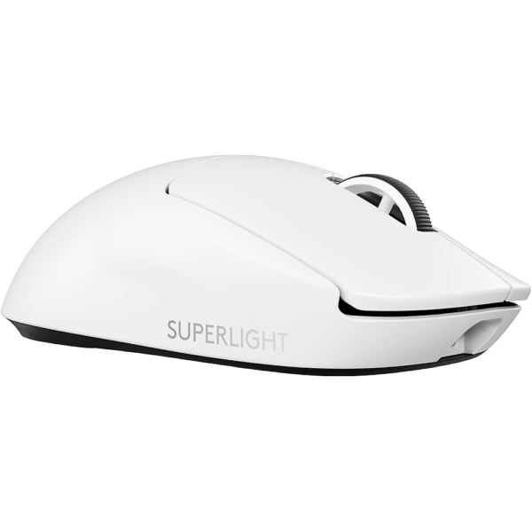 Logitech G PRO X SUPERLIGHT 2 LIGHTSPEED Wireless Gaming Mouse White – 60g Ultra-Lightweight, LIGHTFORCE Hybrid Switches, HERO 2 Sensor, 32K DPI – PC/Mac