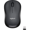 Logitech M221 Silent Wireless Mouse – 2.4GHz USB Nano Receiver, Ultra-Quiet Clicks, 18-Month Battery – Charcoal