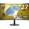 KOORUI 27 Inch Curved Gaming Monitor – Full HD 1080P, 75Hz Refresh, HDMI & VGA, Eye Care, Tilt Adjustable – Model 27N5C