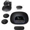 Logitech Group Video Conferencing System with Expansion Mics – Ideal for Large Meeting Rooms in UAE, 1080p HD, Plug & Play, Skype/Zoom Compatible