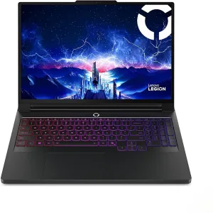 Lenovo Legion Pro 7 16IAX10H Gaming Laptop – Intel Core Ultra 9-275HX, 64GB RAM, 2TB SSD, NVIDIA RTX 5080 16GB GDDR7, 16" WQXGA OLED 240Hz, Eclipse Black – EN RGB Keyboard, DOS, 1 Year Warranty