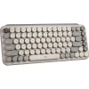 Logitech Pop Keys Wireless Mechanical Keyboard with Customizable Emoji Keys – Mist Sand (US English) | RKN Computers UAE