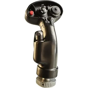 Thrustmaster F/A-18C Hornet HOTAS Add-On Grip Controller, 1:1 Scale Replica, 19 Buttons, 2-Step Trigger, Industrial Grade Materials, Compatible with Joystick Bases – Black | TM-JSTK-HORNET-ADDON / 2960812