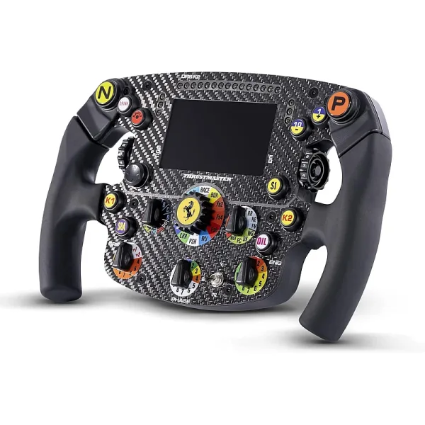 thrustmaster-ferrari-sf1000-edition-formula-wheel-add-on Thrustmaster Ferrari SF1000 Edition Formula Wheel Add-On, 25 Action Buttons, 4.3 Inch IPS Display, Official Replica Steering Wheel for PC, PlayStation & Xbox | TM-WHL-ADDON-FRRI-SF1000/4060172
