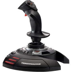 Thrustmaster T.Flight Stick X Joystick – Rotating Handle with Rudder Control, Reprogrammable Buttons & Axes, Plug & Play USB for PC/Windows | TM-JSTK-TFLIGHT-STCK-X