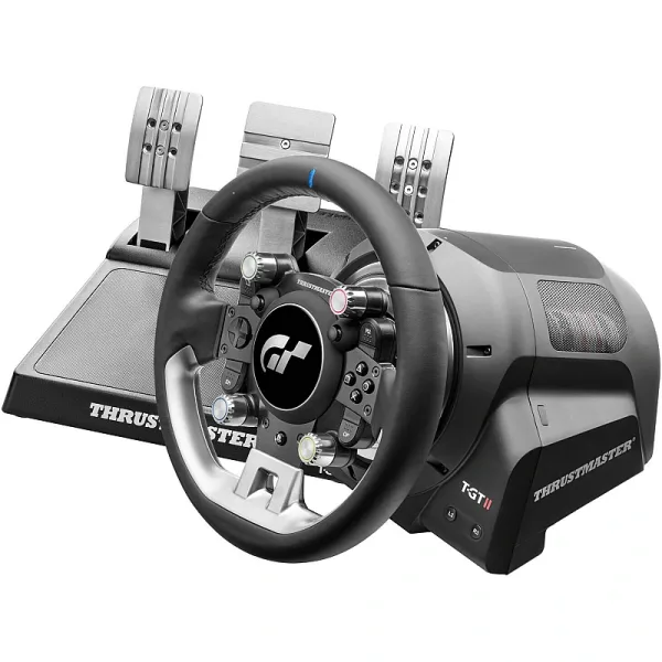 thrustmaster-t-gt-ii-racing-wheel Thrustmaster T-GT II Racing Wheel with 3 Pedals – Real-Time Force Feedback, Brushless 40W Motor, Magnetic Technology, Dual-Belt System – PS5, PS4, PC | TM-WHL-TGT-2