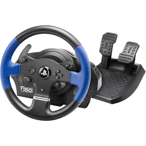 Thrustmaster T150 Force Feedback Racing Wheel, 13 Action Buttons, Paddle Shifters & Pedal Set – Compatible with PS3, PS4, PS5 & PC | TM-WHL-T150RS