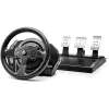 Thrustmaster T300 RS GT Edition Racing Wheel with T3PA-GT Pedals, 1080° Force Feedback, Dual-Belt Brushless Motor, Magnetic Paddle Shifters – PS5 / PC | TM-WHL-T300RS-GT