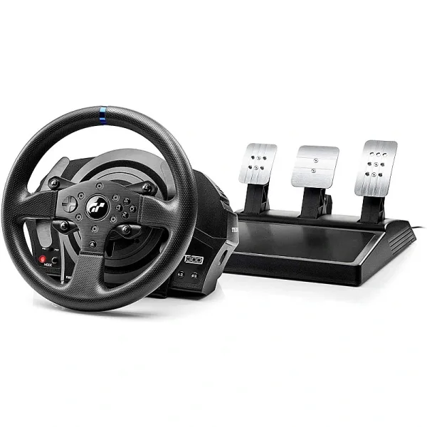 thrustmaster-t300-rs-gt-edition-racing-wheel Thrustmaster T300 RS GT Edition Racing Wheel with T3PA-GT Pedals, 1080° Force Feedback, Dual-Belt Brushless Motor, Magnetic Paddle Shifters – PS5 / PC | TM-WHL-T300RS-GT