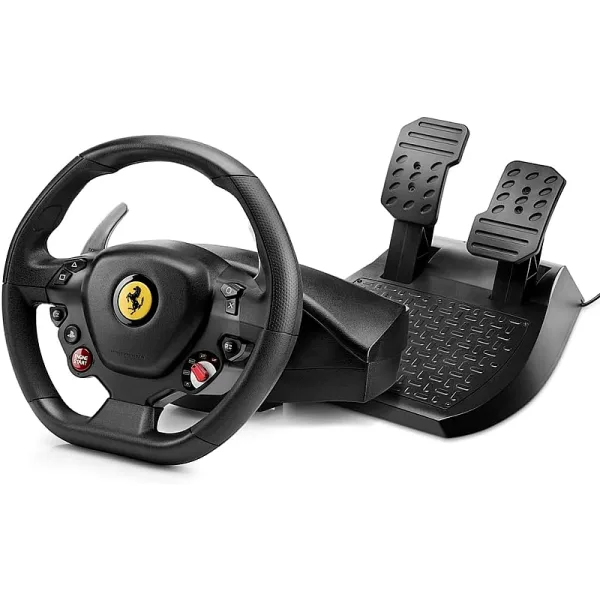 thrustmaster-t80-ferrari-488-gtb-edition-racing-wheel Thrustmaster T80 Ferrari 488 GTB Edition Racing Wheel PS4 with Adjustable 2-Pedal Set, Bungee Cord System – Black | TM-WHL-T80FRARI488-GTB