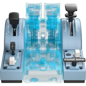 Thrustmaster TCA Quadrant Add-On Airbus Edition Joystick – Flaps, Speed Brakes & Parking Brake Controls for PC Flight Simulation | TM-JSTK-TCA-ADDON