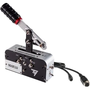 Thrustmaster TSSH Sequential Shifter and Handbrake SPARCO for Console (PS4, Xbox Series X/S, One, PC) – Realistic Racing Add-On | TM-SPARCO-HANDBRAKE / 4060107