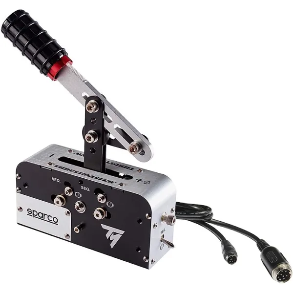 thrustmaster-tssh-sequential-shifter-and-handbrake-sparco Thrustmaster TSSH Sequential Shifter and Handbrake SPARCO for Console (PS4, Xbox Series X/S, One, PC) – Realistic Racing Add-On | TM-SPARCO-HANDBRAKE / 4060107