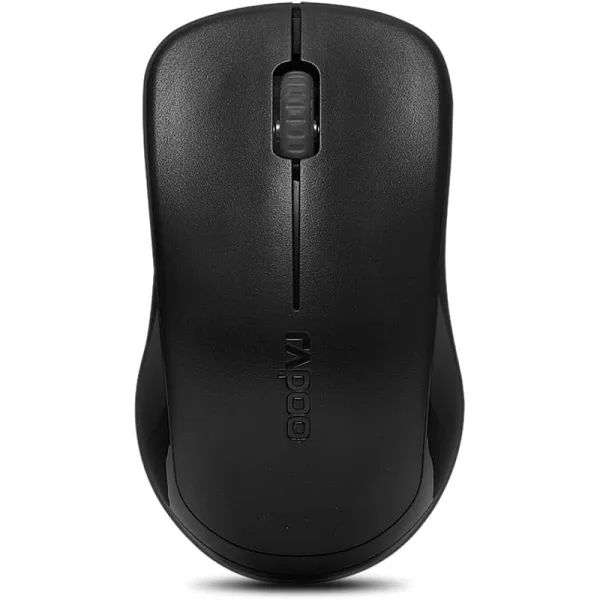 rapoo-1620-wireless-optical-mouse Rapoo 1620 Wireless Optical Mouse – 2.4GHz, 1000 DPI Precision, USB Receiver, Long Battery Life, Ambidextrous Design – Black