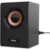 Rapoo A80 Compact Stereo Speaker – Portable, Powerful Sound, USB Powered, Sleek Black Design | 12211