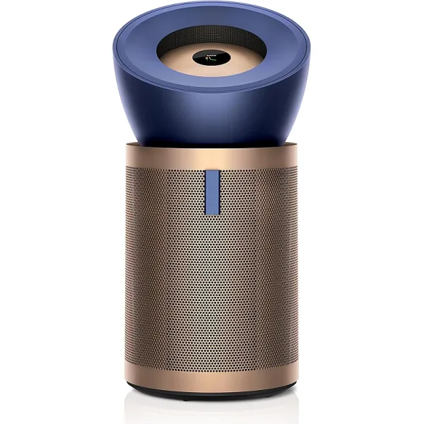 Dyson Big Quiet Formaldehyde BP04 Air Purifier – Advanced Formaldehyde Removal, Dual Function, Large Coverage, Quiet Operation – Prussian Blue/Gold | BP04