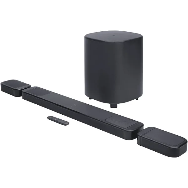jbl-bar-1000mk2-7-1-4-channel-soundbar JBL BAR-1000MK2 7.1.4 Channel Soundbar with Detachable Wireless Speakers, 960W Power Output, Dolby Atmos & DTS:X, 10 Inch Wireless Subwoofer, MultiBeam 3.0, Black | JBLBAR1000MK2